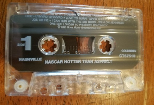 NASCAR HOTTER THAN ASPHALT Country Music Tape Cassette Hank Williams Jr - Picture 3 of 4