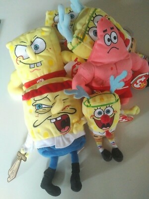 Ein Ty Spongebob Artikel nach Wahl SleighRide SquarePants JollyElf PumpkinMask