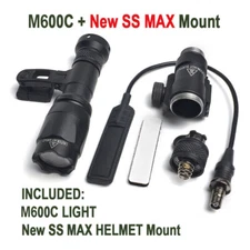 SOTAC Tactical Helmet Flashlight For M300C M600 M300V IR w/ S/S MA-X Bracket