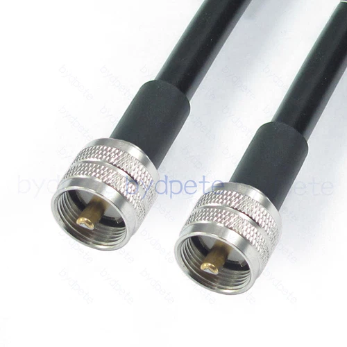 UHF male to male PL259 PL-259 RG213 LMR400 Coaxial Cable Coax Low Loss 50ohm lot