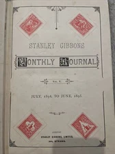 Stanley Gibbons monthly journal July 1894-June 1895