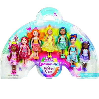 barbie dreamtopia rainbow cove dolls