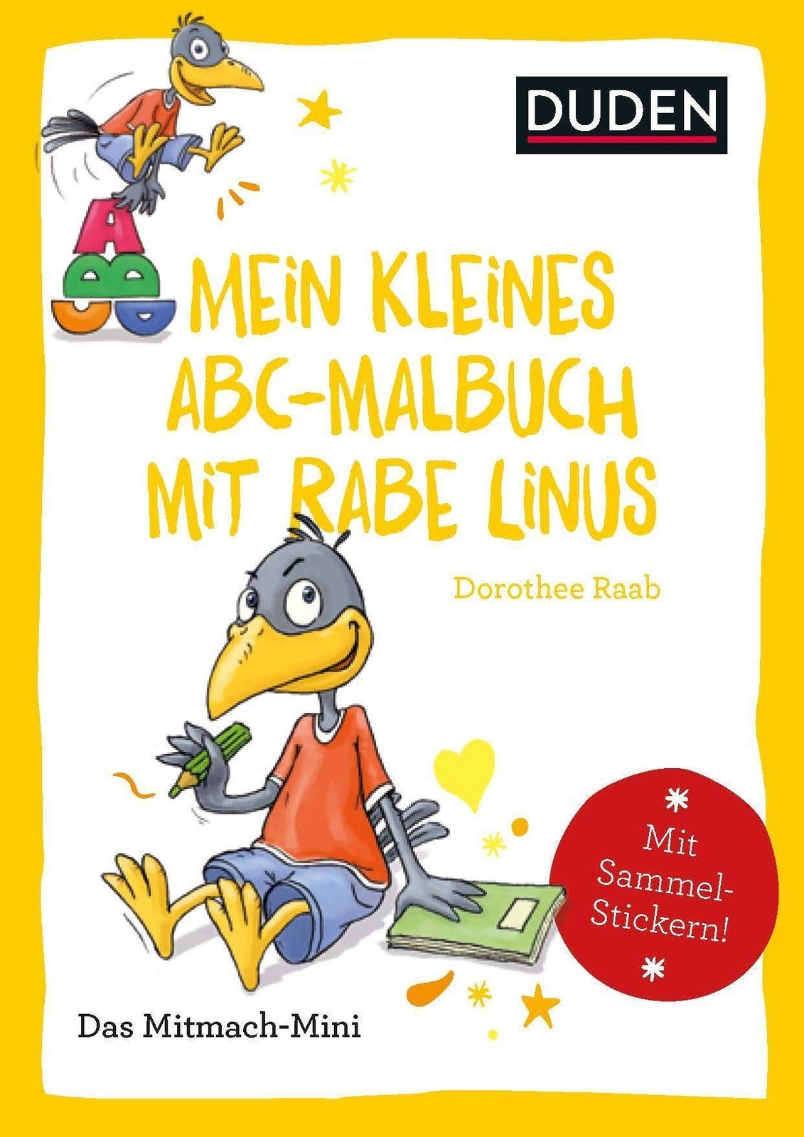 Thumbnail - Duden Minis (band 34) - Mein Kleines Abc-malbuch Mit Rabe Linus / Ve