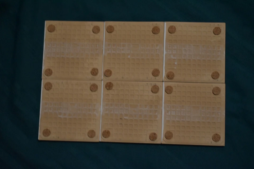 6 Vintage TV Guide  Coasters Size (3 7/8 X 3 7/8) In Great Condition - Image 2 of 4