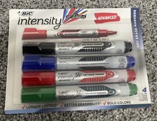 Bic Intensity Advanced Dry Erase Chisel Tip Markers - New In Package