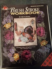 Plaid Folk Art Vintage One Stroke Teaching Guide Brush Stroke Workbook