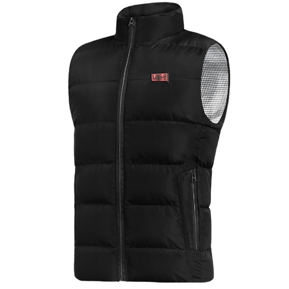 Unisex Electric Heated Jacket Foldable 3 Heating Levels for Trekking