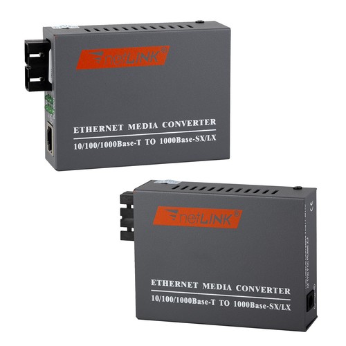 RJ45 Network to SC Duplex Fiber Optic Converter 1000Mbps Gigabit LAN Extender - 第 13/13 張圖片