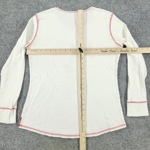 Disney Sweater Girl's XL White Minnie Mouse Thermal Graphic Pullover Long Sleeve - Picture 12 of 17