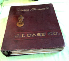 Vtg Case Tractor Combine Equipment Parts Dealership Service Manuals Binder:1 Of2