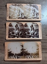 Keystone Stereoview Card Lot Rock Of Ages Ascension Rescue Wreck Religious