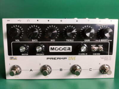 MOOER PREAMP LIVE	Digital Modeler Effector From Japan