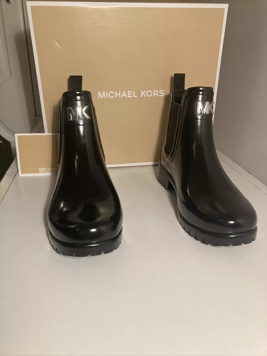 Women’s MICHAEL KORS Sidney Rain Boots. Black. UK 5.5. BNIB. RRP £120