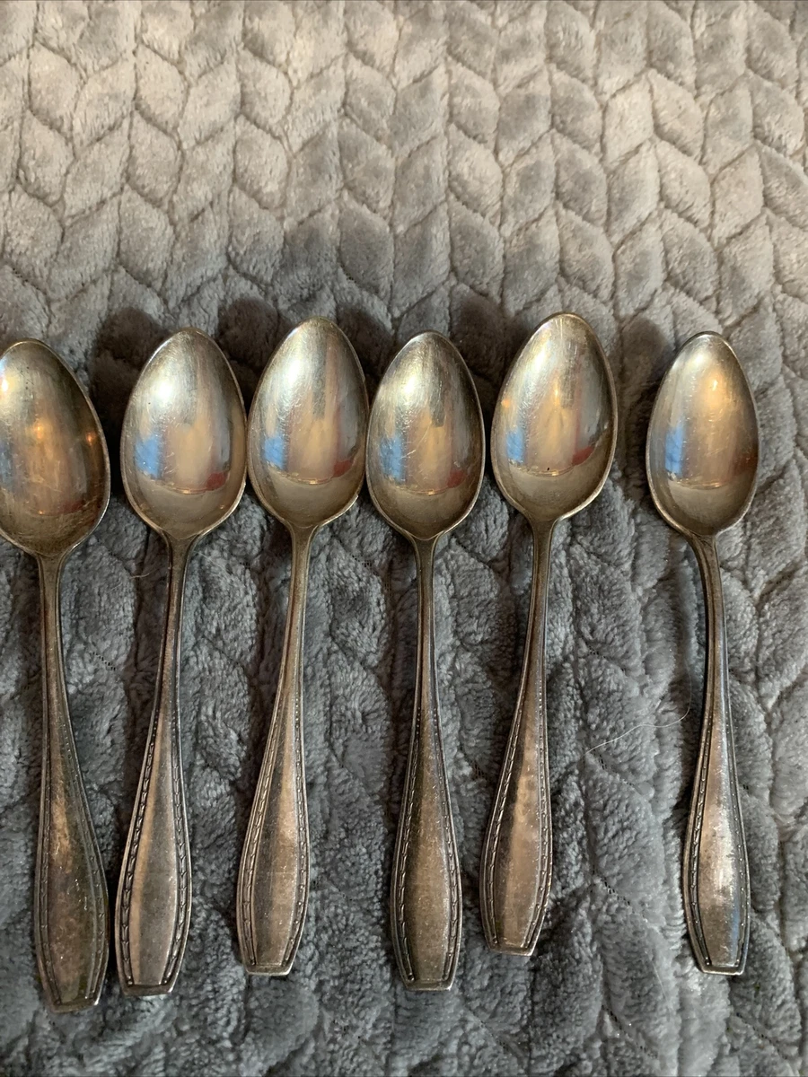 6 Pc Silverplated AWS WELLNER Germany 5.25 Spoons eBay