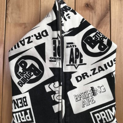 BAPE Mix logo full zip hoodie a bathing ape NIGO Size S | eBay