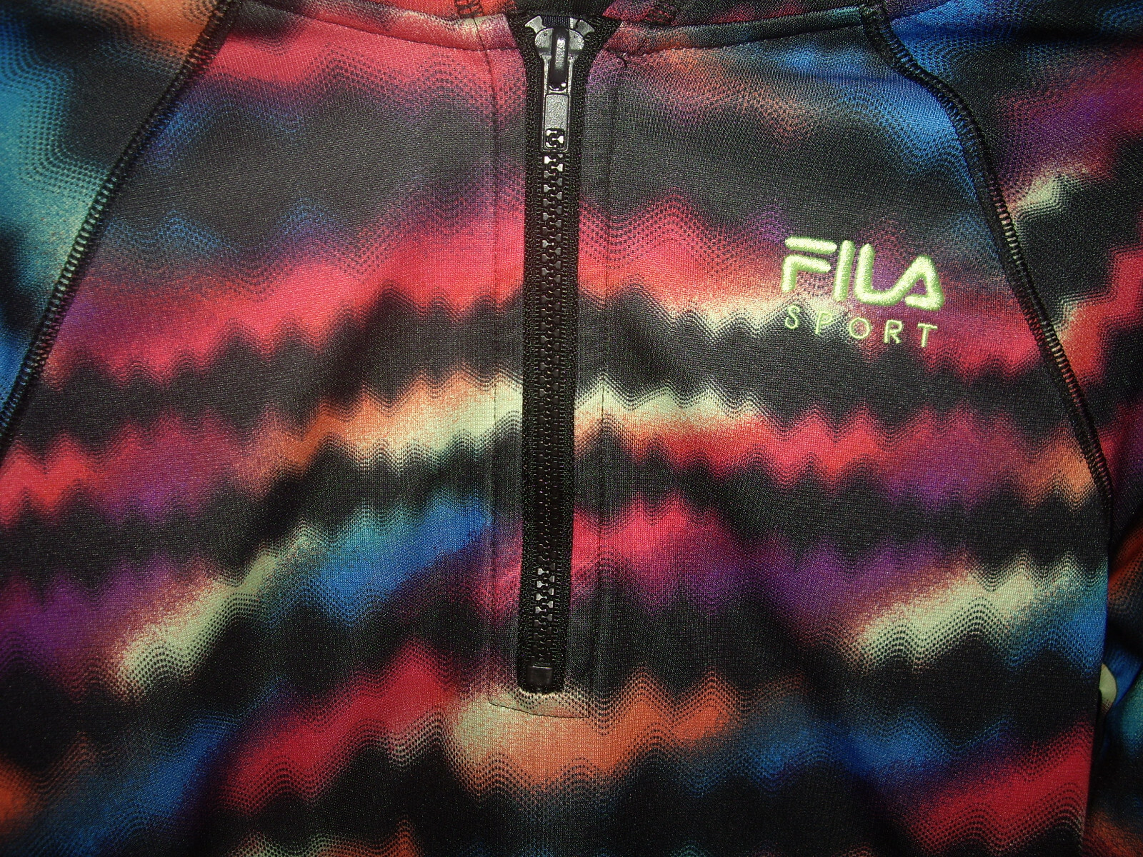 Felpa con cappuccio con cerniera multicolore in perfette condizioni per ragazze taglia XL 16 fila leggera