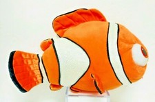 Finding NEMO Clown FISH Plush Stuffed DISNEY Pixar Orange 14.5  