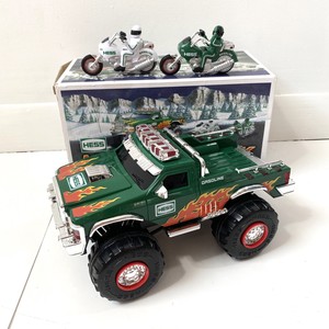 hess monster truck with motorcycles