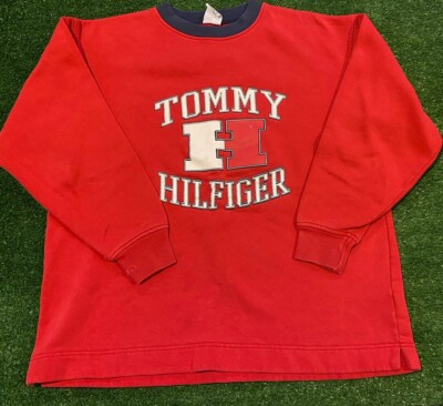 Hoodies Zipper Tommy Hilfiger Pullover 176 Vintage Tommy Hilfiger
