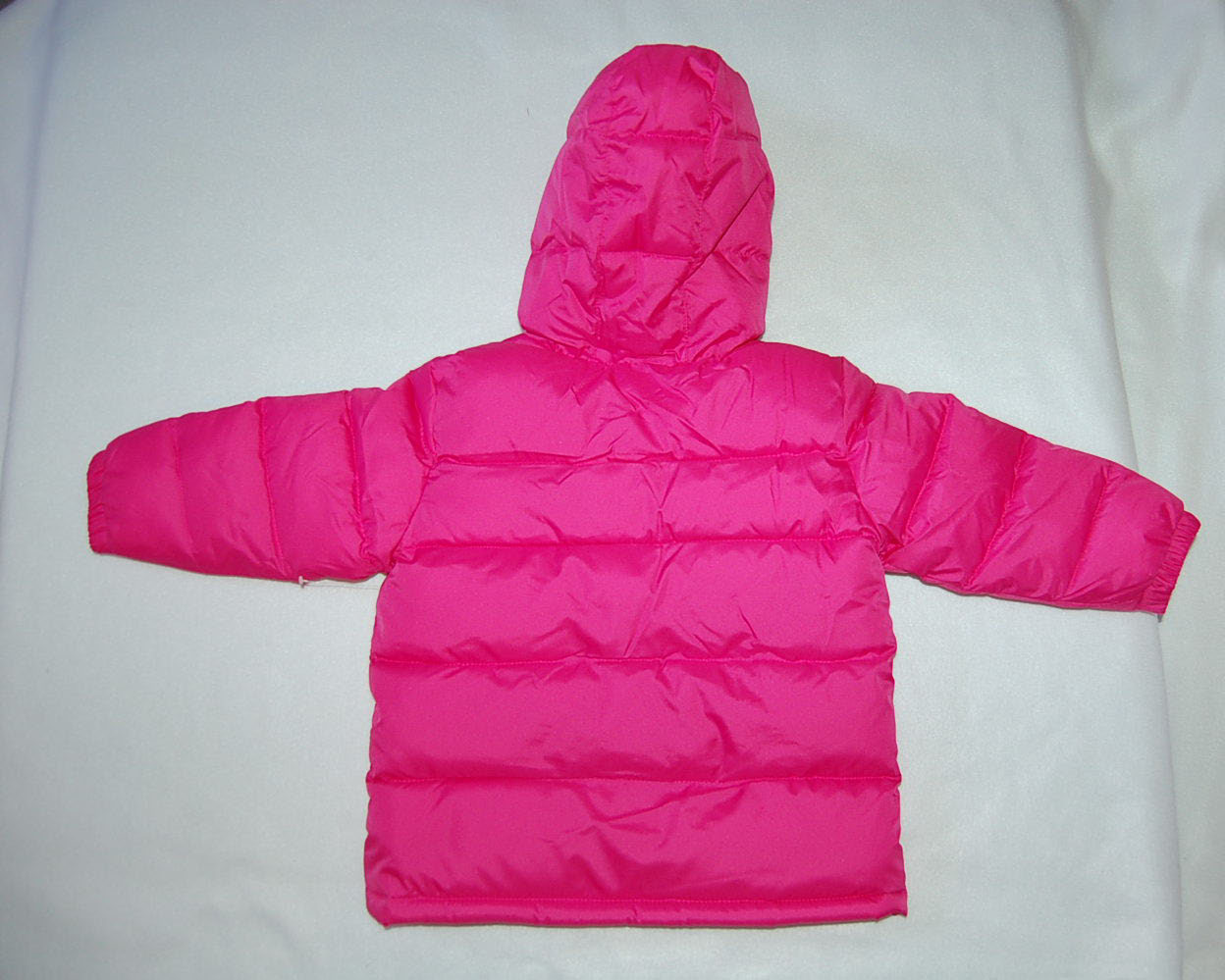 pink bubble coat