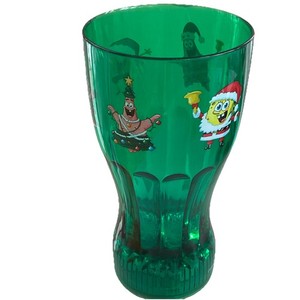 Coolites 2011 SpongeBob SquarePants Christmas Light-Up Cup Green WORKS Rare