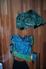 Dark Sea Siren Mermaid Women Outfit Costume Sz XL Sequins Vintage Belt Skirt Top — photo 8