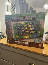 Minecraft Arcade Pinball Machine Brand New In Box Lights Sounds Kids Toy RRP £50