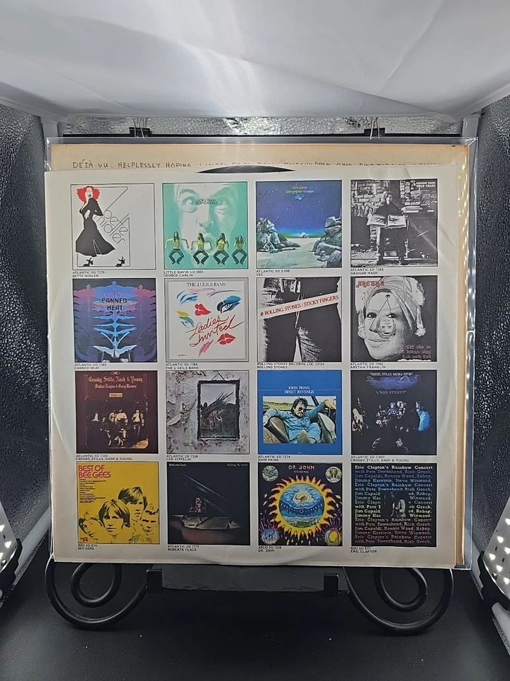 Crosby Stills Nash & Young So Far LP 1974 Atlantic PR Press EX/EX - Image 3 of 4