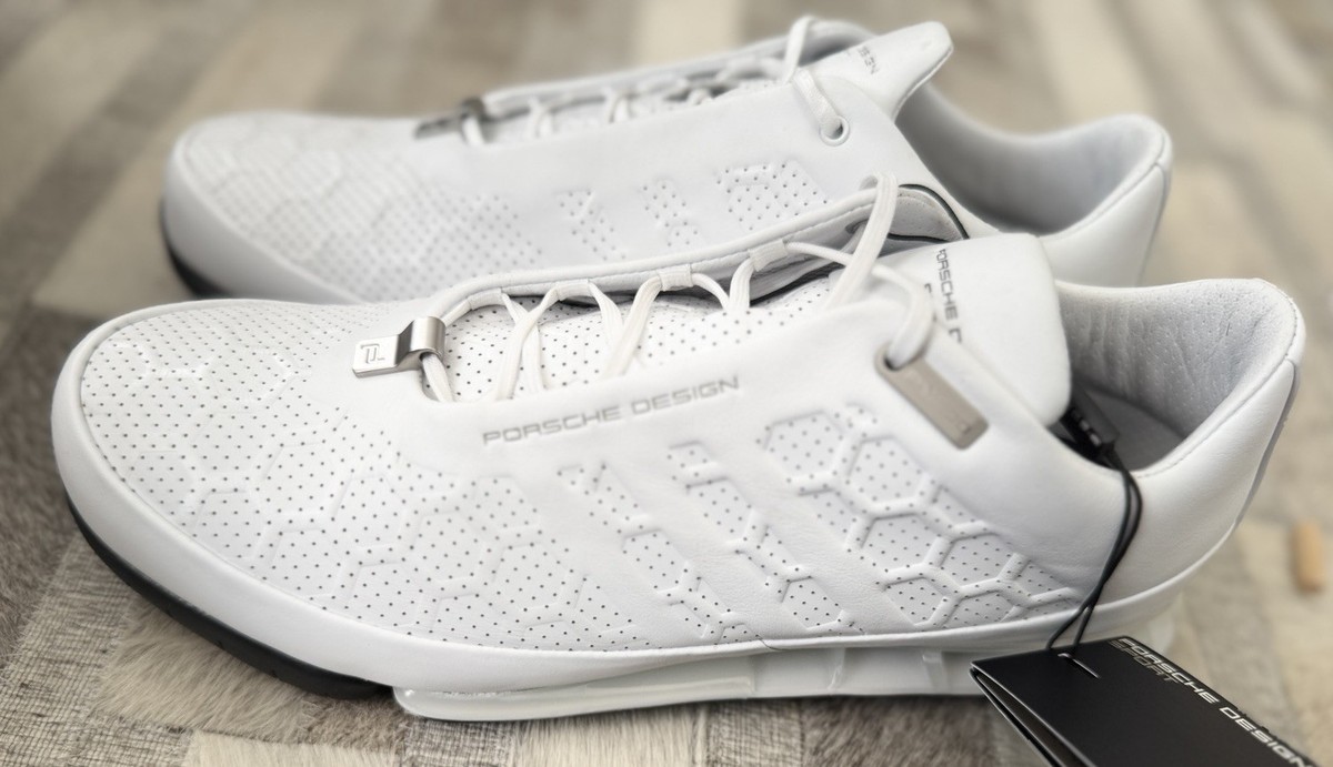 Adidas Porsche Design Tubular Bounce Leather Sneakers White Men