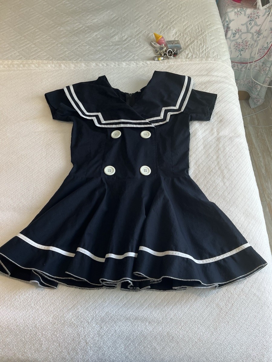 Roma Hollywood Dark Blue Sailor Costume Dress Size M/L | eBay