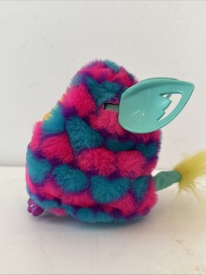 2012 Hasbro Furby Boom Pink and Blue Hearts Interactive Plush Toy