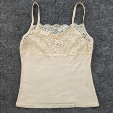 Vintage Coquette Cream Lace Cami Layering Tank By Victoria's Secret Size S