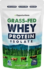 Opportuniteas Grass Fed Whey Isolate Protein Powder - 1 Pound (Pack of 1) 