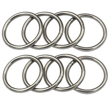 DGOL 24 Packs 1-1/2 inch Welded O Ring 304 Stainless 1-1/2" 24