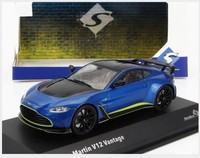 Solido 4314103 Aston Martin V12 Vantage 2023 Blue Met 1/43 Modellauto
