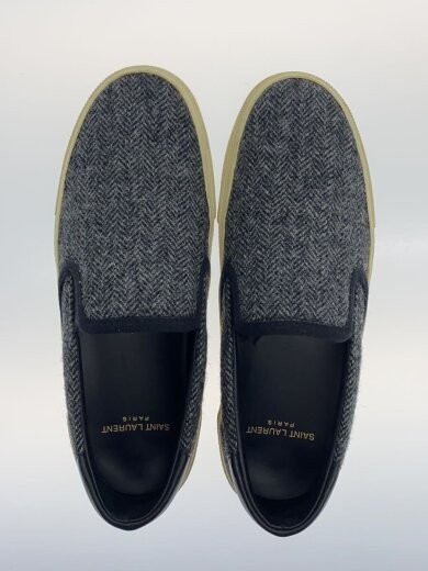 SAINT LAURENT Sneakers basse 37 GRIGIO Lana