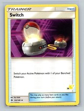 Switch 132/149 Sun & Moon Uncommon NM Pokemon TCG