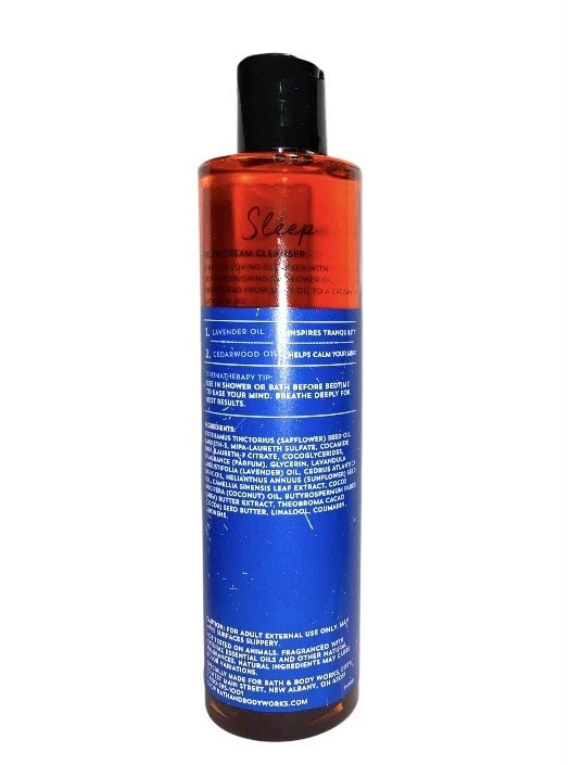 Bath & Body Works LAVENDER CEDARWOOD Aromatherapy Sleep Body Wash -NEW RARE HTF - Image 2 of 3