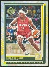 Erica Wheeler 2025 Panini WNBA Donruss Lazer Holo - Indiana Fever #80