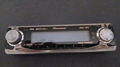 PIONEER DEH-P4600MP Super Tuner III D XM Faceplate. Untested For Parts.