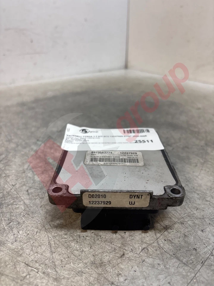 VAUXHALL CORSA 1.7 DTI ECU 12237929 DYNT 2000-2006 8973583774 - Image 4 of 4