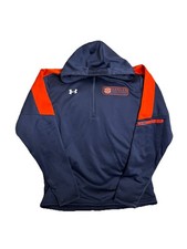 Auburn Tigers Under Armour Pullover Men's Navy/Orange Used Large