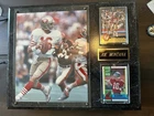 Joe Montana Autographed Photo Plaque With 2 Cards