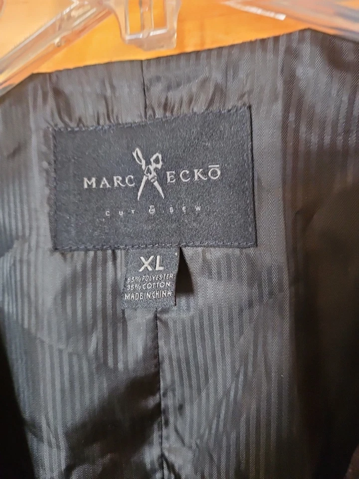 Chaleco de cinco botones MARC ECKO para hombre GRIS talla XL Foto 3 de 4