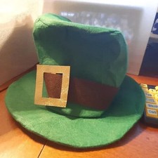 NEW St. Patrick's Day Leprechaun Green Party Hat Made by High Quality Paper
