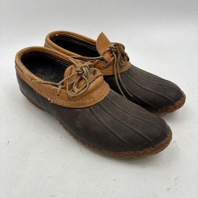 Vintage LL Bean Maine Hunting Shoe Mens 12N Brown Rubber  display picture 1