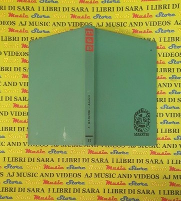 Buch Buch ADELCHI Alessandro Manzoni MAESTRI EDIZIONI PAOLINE Nr. 57 1963 (A89)