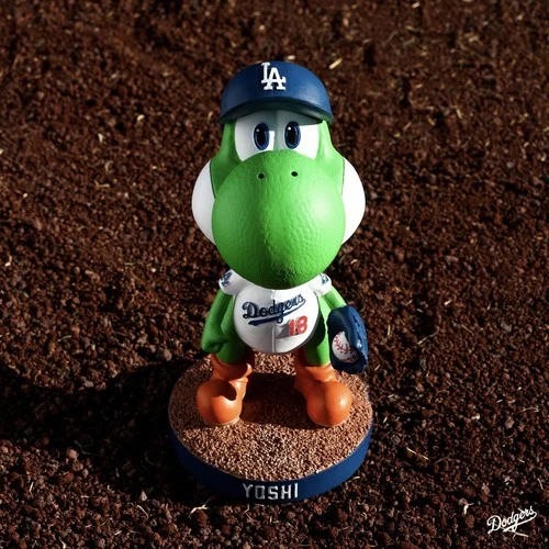 PRESALE 🔵 Yoshi Super Mario LA Dodgers Yamamoto Bobblehead SGA 3/31/26 🔵