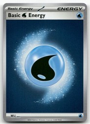 Basic Water Energy - 003 Mega Evolution Energies Reverse Holo