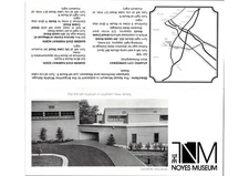 Noyes Museum Art Brochure 1900s NJ Decoys Atlantic City Expwy Map Art Guide